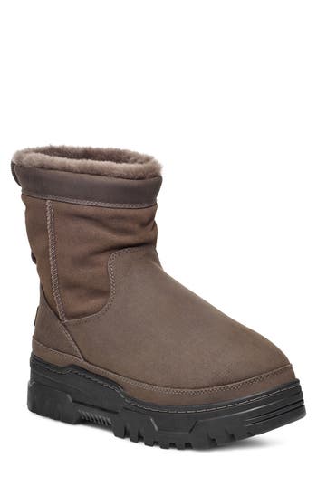 Ugg ® Heritage Trailgazer Waterproof Genuine Shearling & Wool Boot In Brown