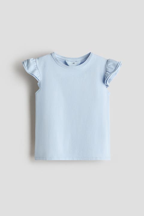 Flutter-sleeved Top
