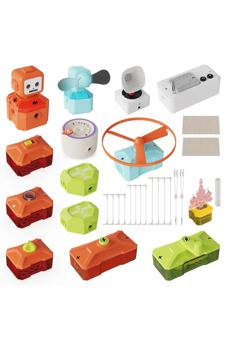 CONTIXO Science Circuit Block Set, Alternate, color, Multicolor
