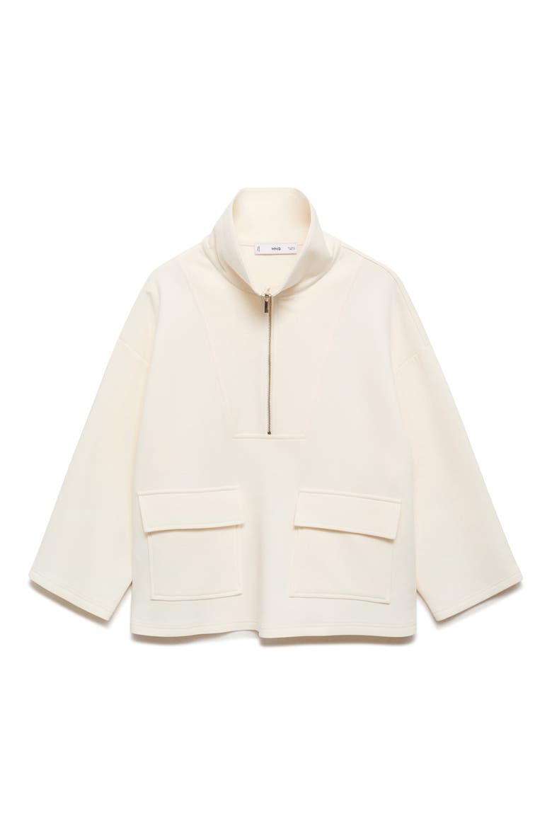 Three-Quarter Sleeve Jacket, Alternate, color, ECRU