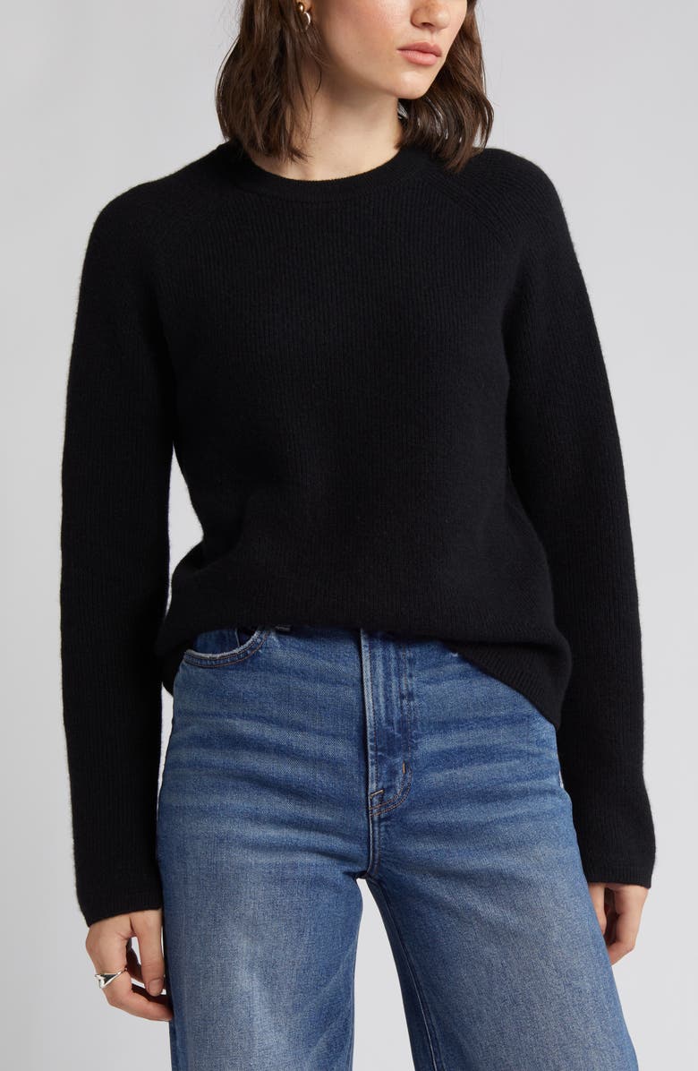 Nordstrom Signature Cashmere Crewneck Sweater, Alternate, color,