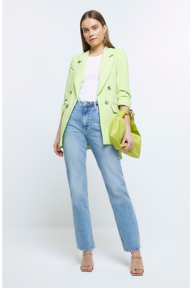 Edge to Edge Blazer, Alternate, color, MINT GREEN