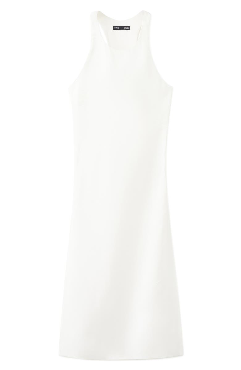 MANGO Open Back Satin Top, Alternate, color,