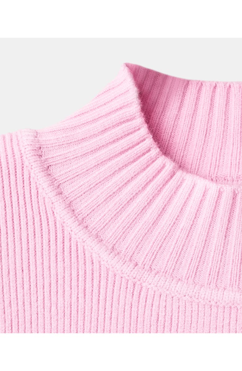 MANGO Rino Mock Neck Sweater, Alternate, color, Pink