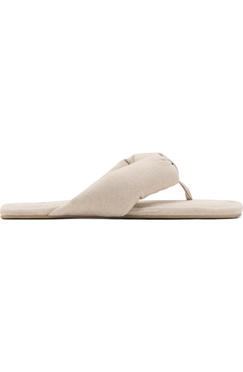 MANGO Padded Flip Flop, Alternate, color, Beige