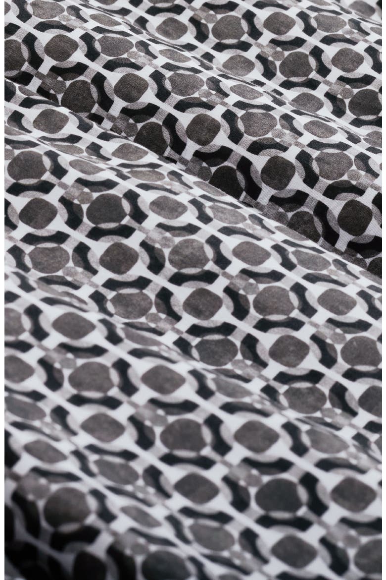 Axel Shaped Long Sleeve Patterned Shirt, Alternate, color, GRAPHITE