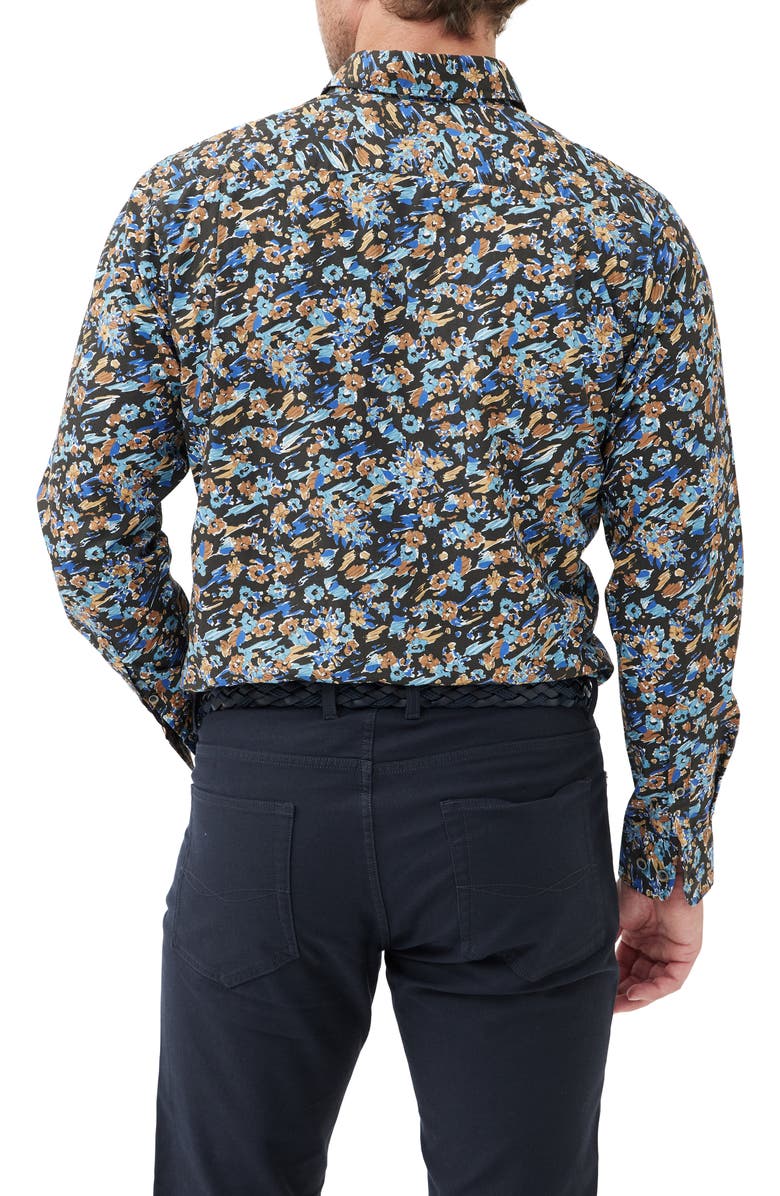Rodd & Gunn Torrance Street Sports Fit Floral Button-Up Shirt, Alternate, color,