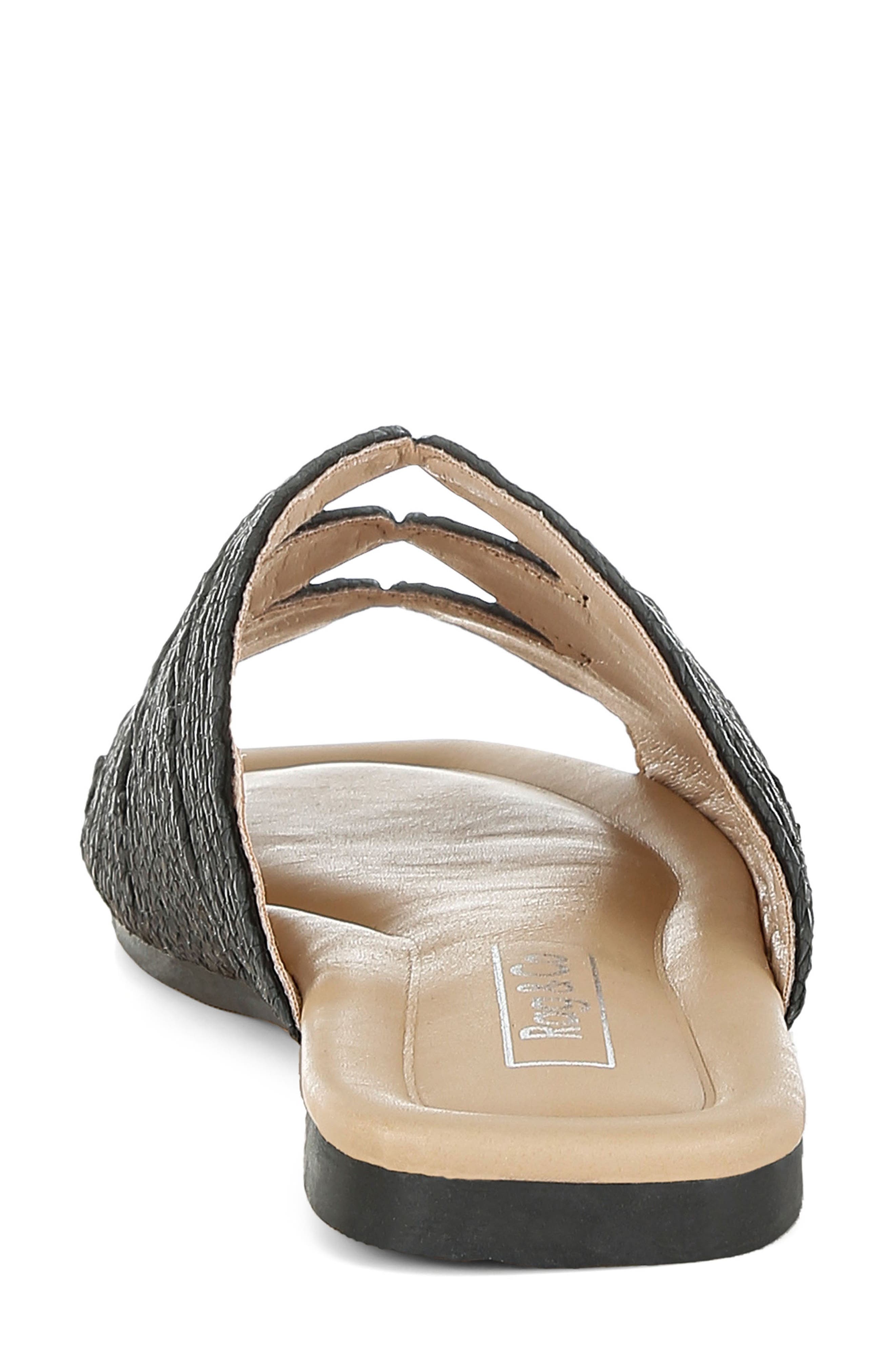 Rag & Co Daisy Doe Slide Sandal, Alternate, color, Black