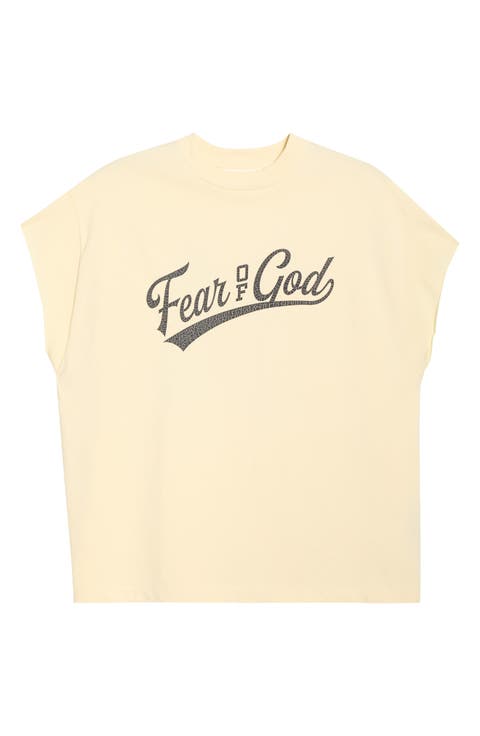 '90's Logo Graphic Cut Off Cotton Tank