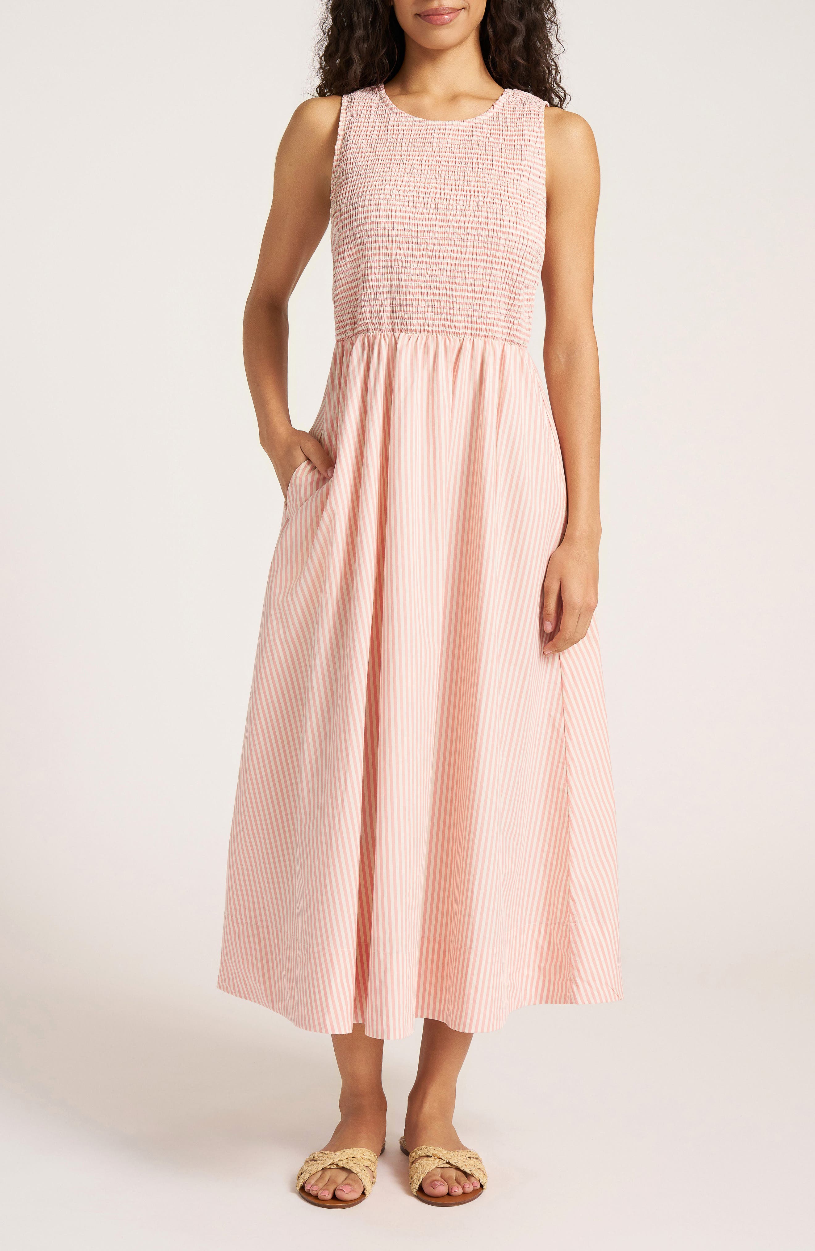 Verona Stripe Midi Dress - image 3