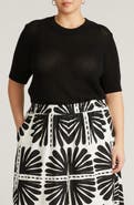 Universal Standard Rosie Cotton Pointelle Sweater
