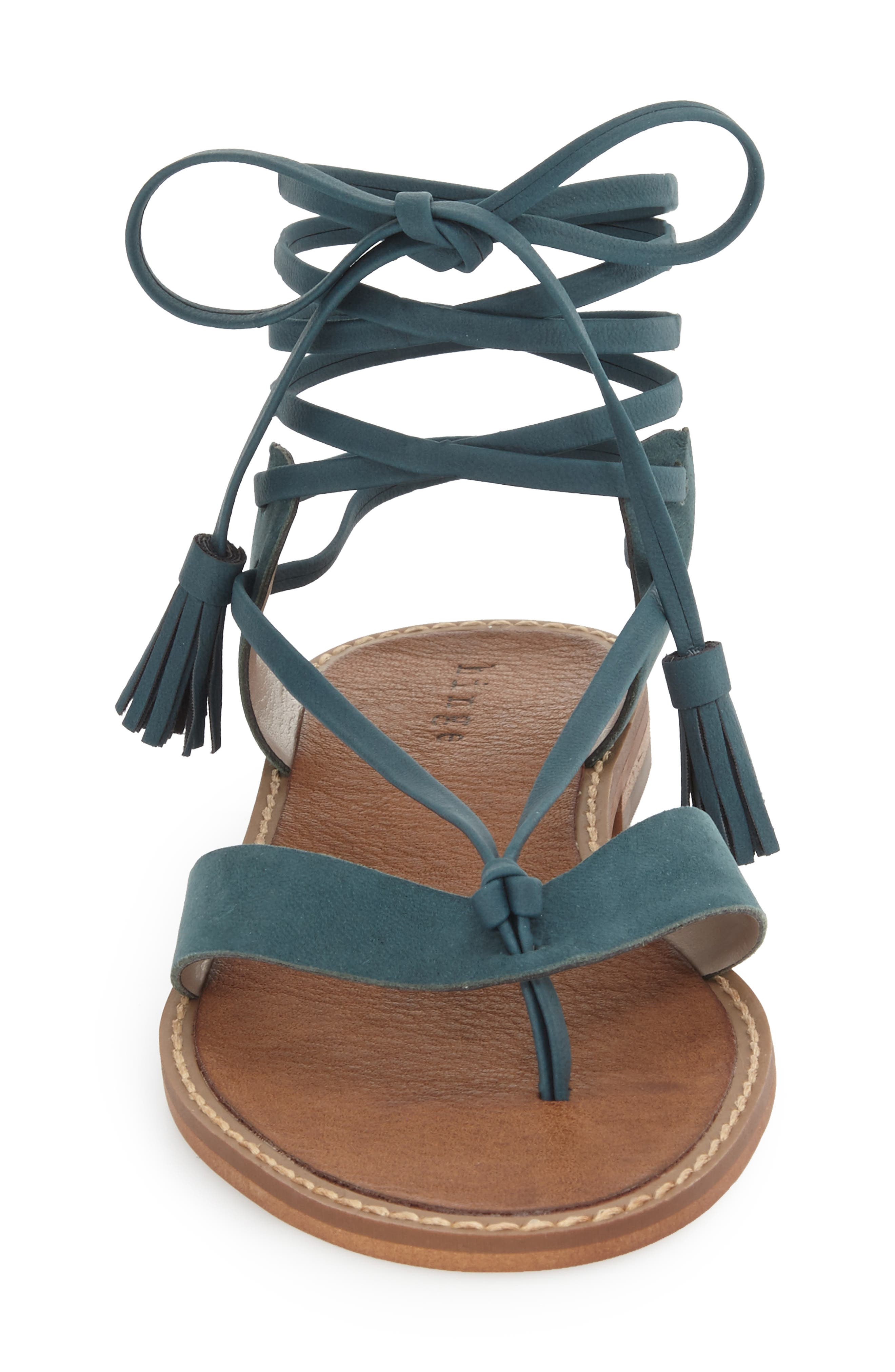 Hinge 'Avery' Wraparound Strap Sandal, Alternate, color, 