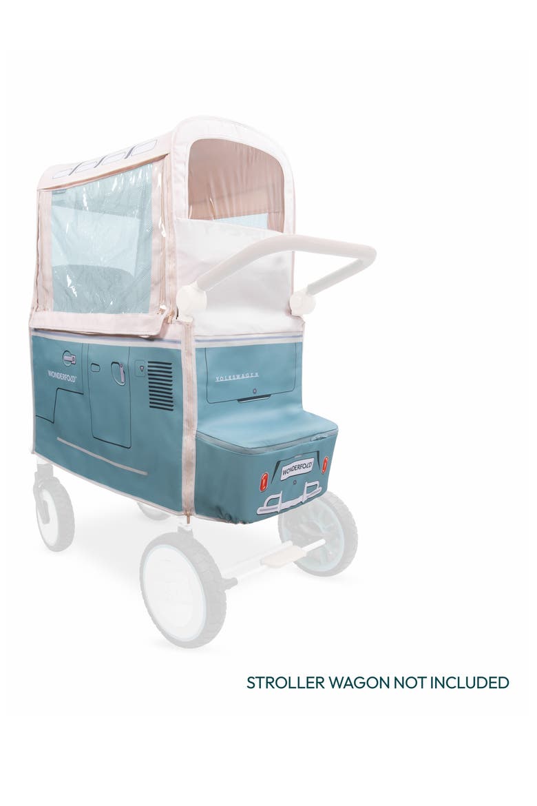 Special Edition Volkswagon Stroller Wagon Weather Cover, Alternate, color, BLUE