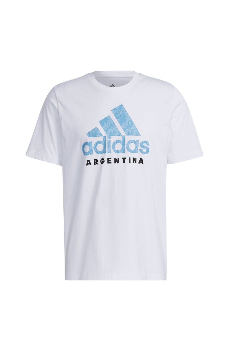 adidas Men's adidas White Argentina National Team DNA Graphic T-Shirt, Main, color, 