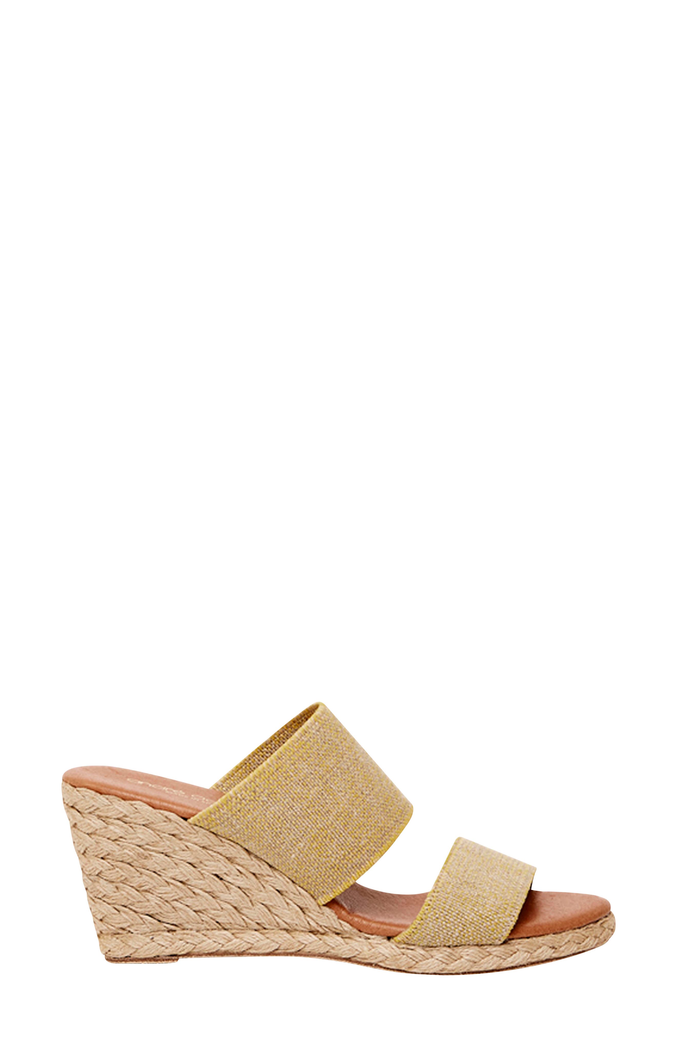 Amalia Strappy Espadrille Wedge Slide Sandal, Alternate, color, BEIGE FABRIC