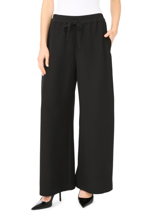 Pull-On Wide Leg Pants