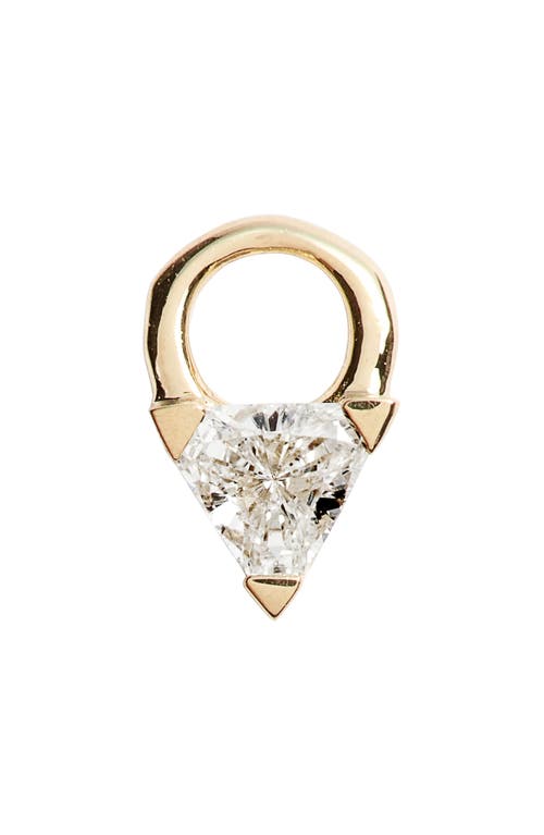 Maria Tash Diamond Triangle Earring Charm