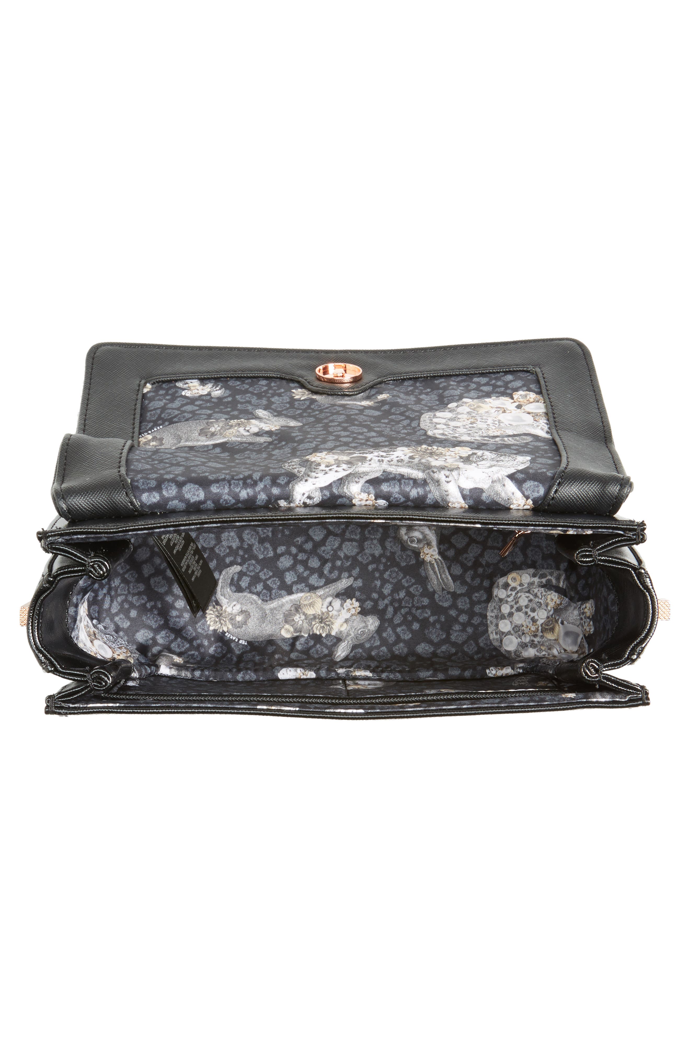 Ted Baker London Heatha Faux Leather Crossbody Bag, Alternate, color, 