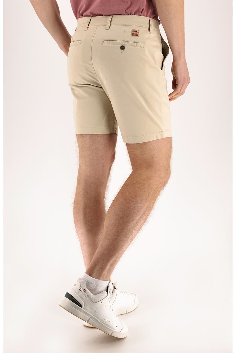 7-Inch Performance Stretch Chino Shorts, Alternate, color, BROWN RICE