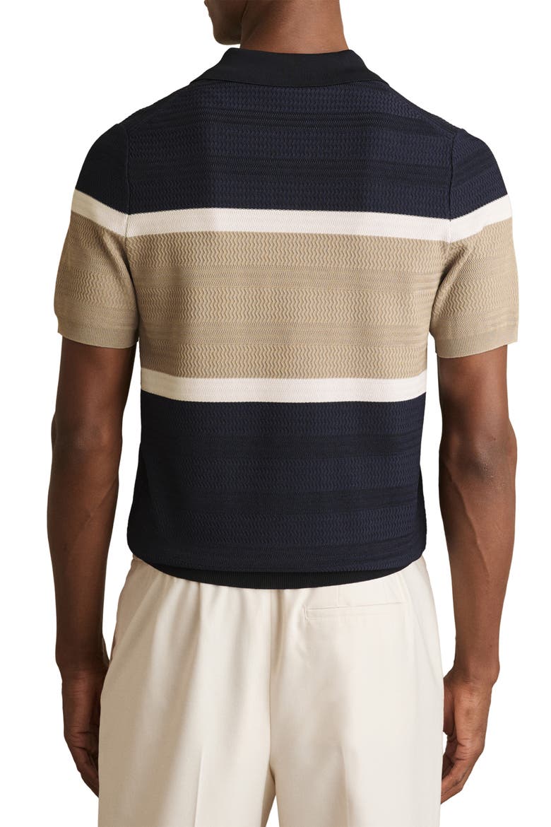 Jefferson Colorblock Polo, Alternate, color, NAVY/ CAMEL