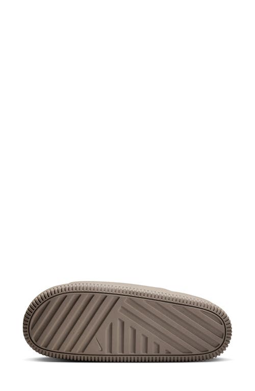 Nike Women's Calm Slides In Mink Brown/brown