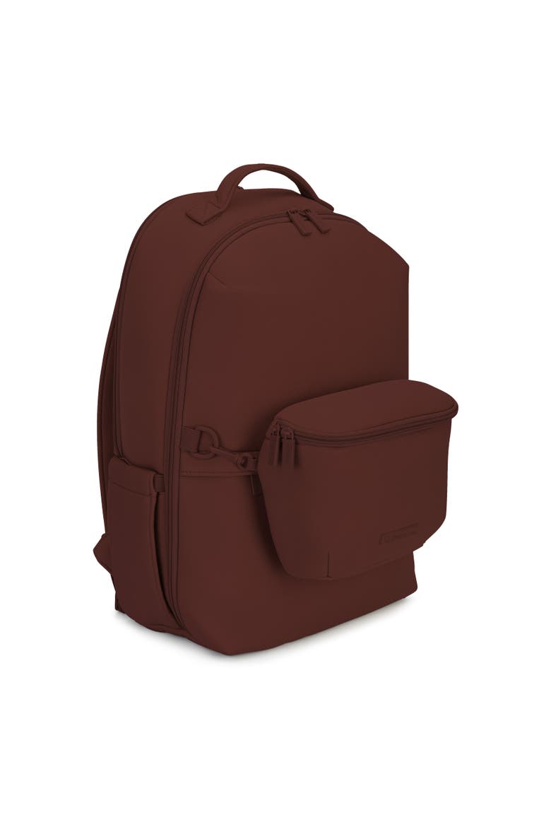 Drift Neoprene Diaper Backpack, Main, color, Raisin