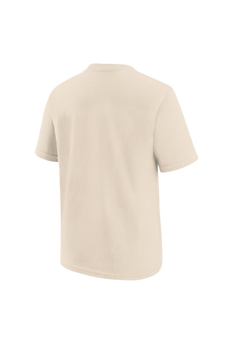 Youth Nike Natural Kansas City Chiefs Vintage Mod Easy Lane T-Shirt, Alternate, color, Natural