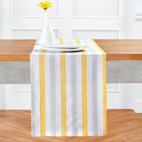 Linen Table Runner - Sorrento Stripe