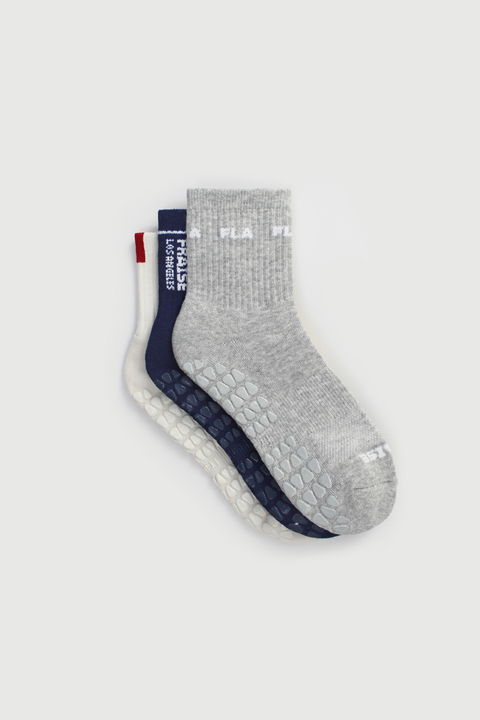 The Sport Set Grip Socks (Set of 3)