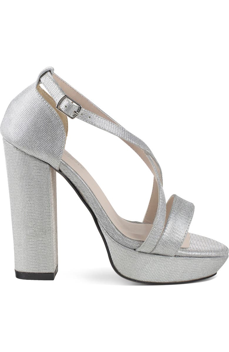 Touch Ups Chloe Platform Sandal, Alternate, color, Silver