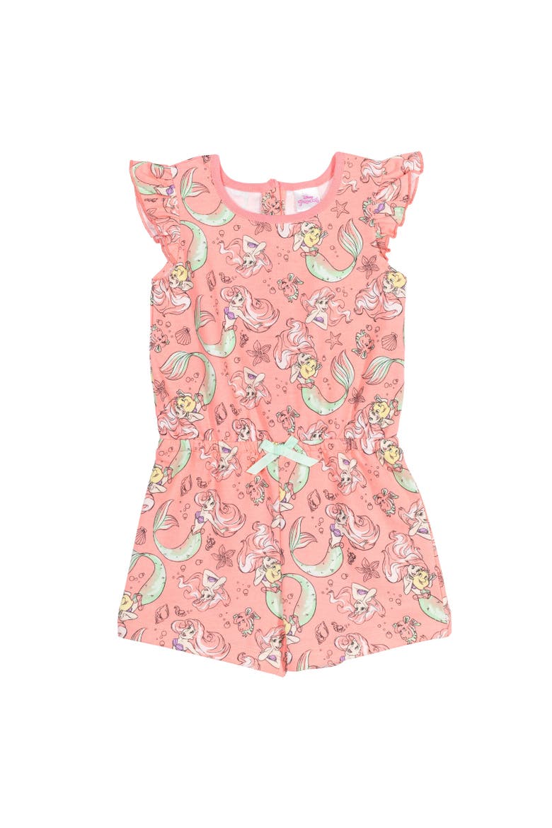Sleeveless Skater Romper, Main, color, Princess Ariel Pink Pink