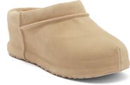 UGG® Enwrap Genuine Shearling Lined Leather Clog
