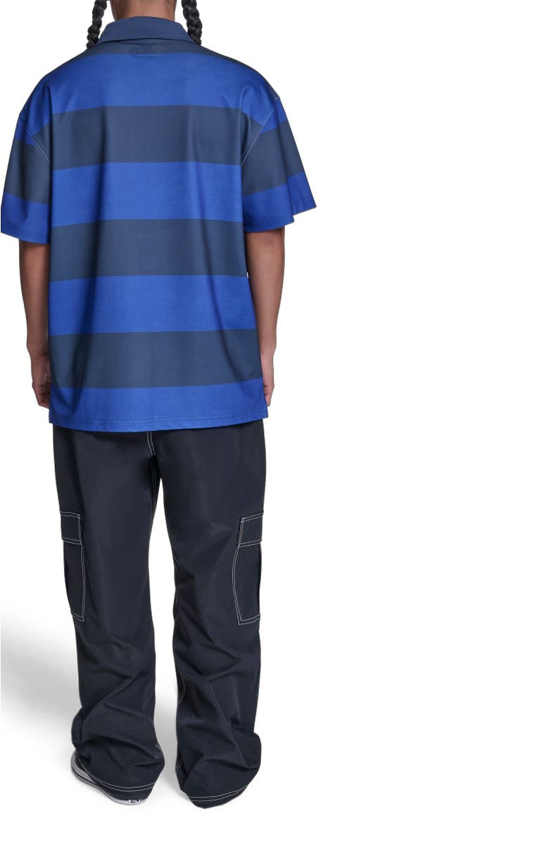 Converse Retro Chuck Short Sleeve Polo Shirt, Alternate, color, Converse Blue Multi