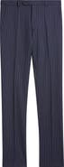 Zanella Noah Pinstripe Wool Blend Dress Pants