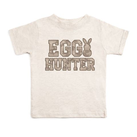 Egg Hunter Camo Easter Short Sleeve T-Shirt (Baby, Toddler & Little Kid)