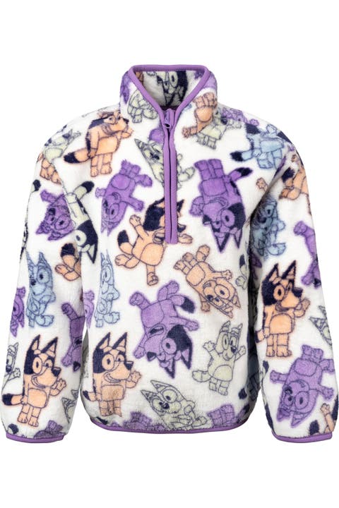 Plush Fleece Half-Zip Sweatshirt