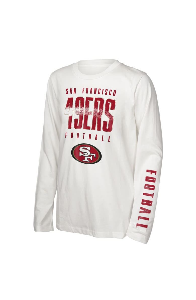 Outerstuff Youth Outerstuff San Francisco 49ers The Mix Combo T-Shirt Set, Alternate, color, Scarlet