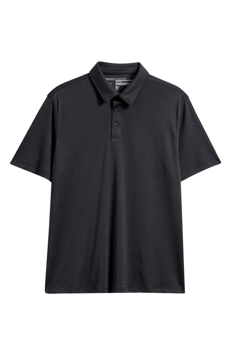 Zella Course Polo, Alternate, color, Black Caviar