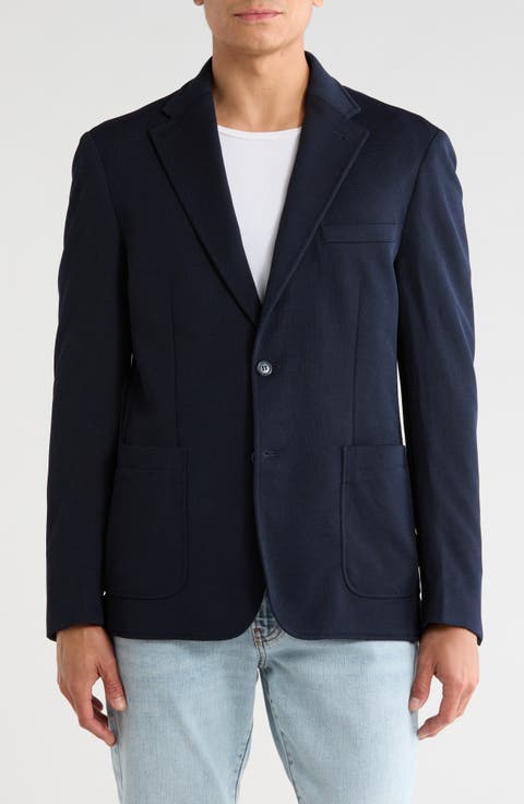 Mélange Knit Sport Coat