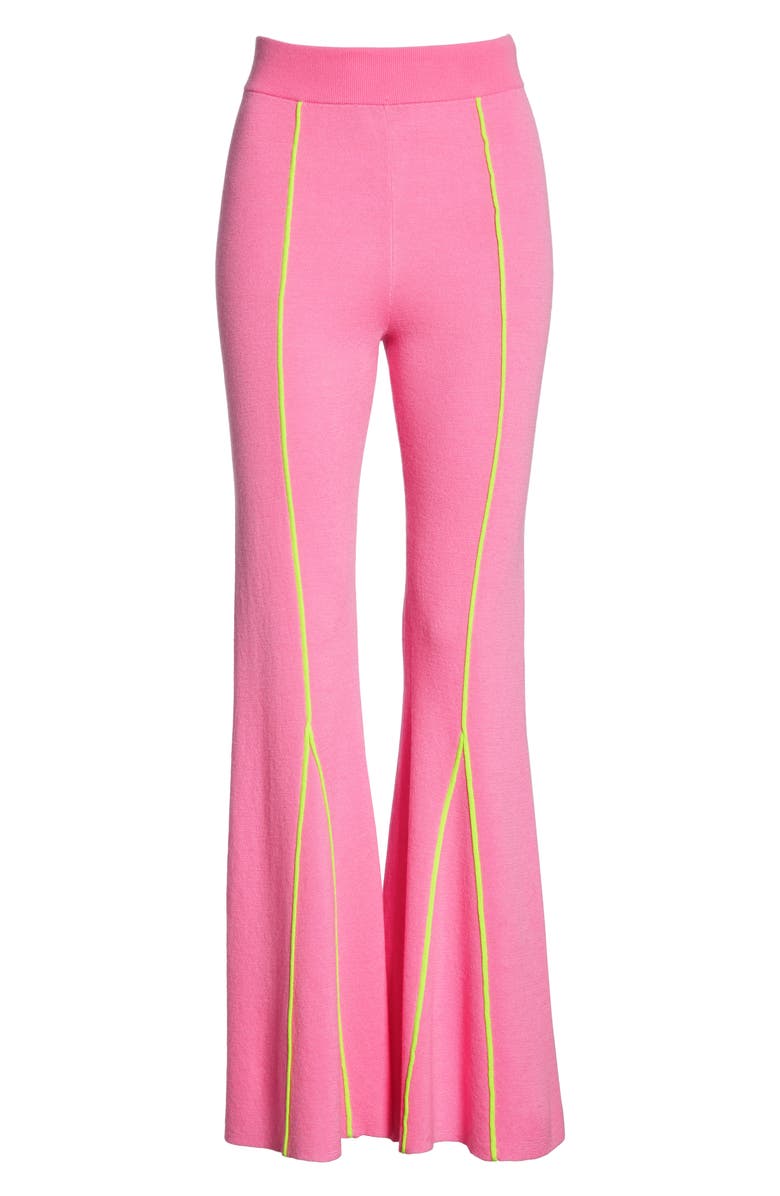 Victor Glemaud Knitted Flare Wool Pants, Alternate, color, 