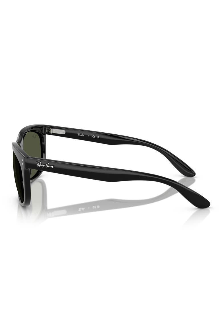 60mm Pillow Sunglasses, Alternate, color, BLACK