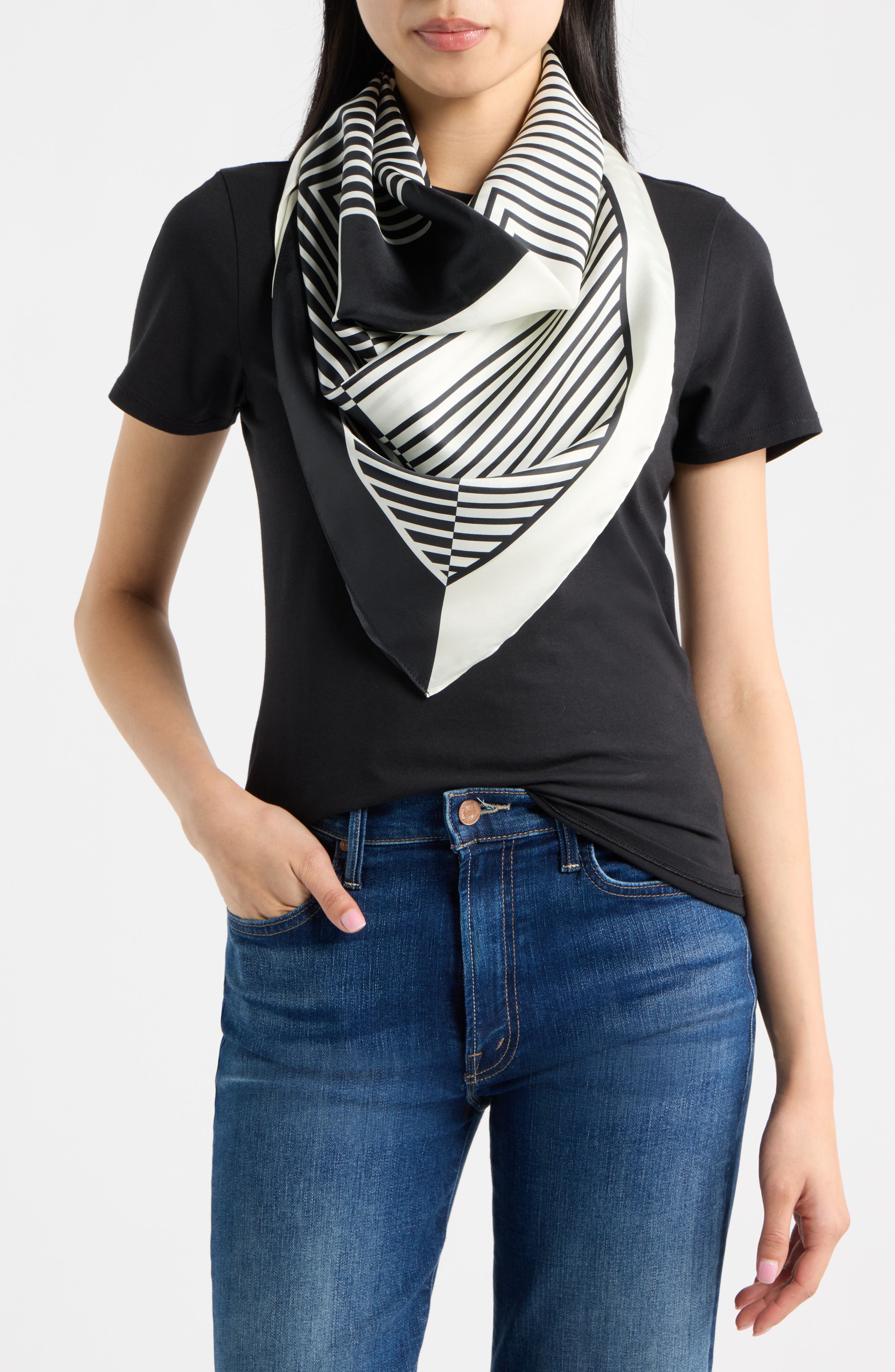 IVORY ABSTRACT SQUARE
