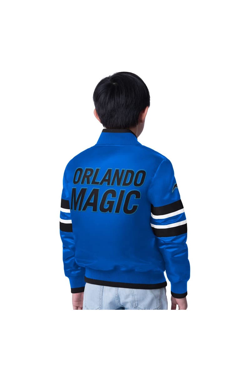 STARTER Youth Starter Blue Orlando Magic Scout Varsity Full-Snap Jacket, Alternate, color, Blue