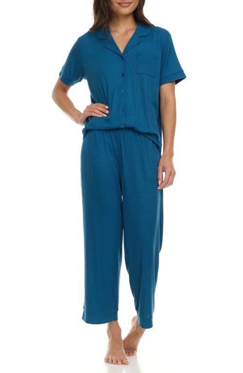 Flora By Flora Nikrooz Iman Rib Pajamas In Gold