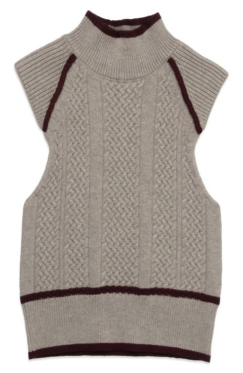 Joe Mock Neck Knit Vest