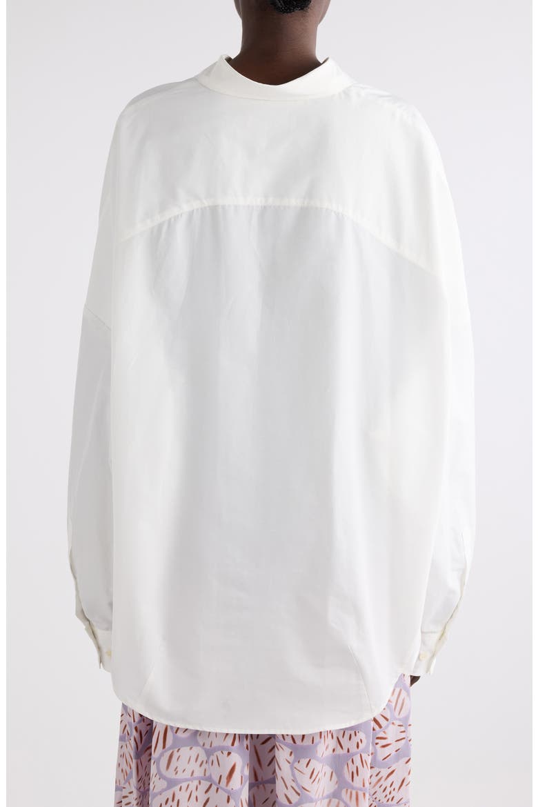 Casia Oversize Button-Up Shirt, Alternate, color, WHITE