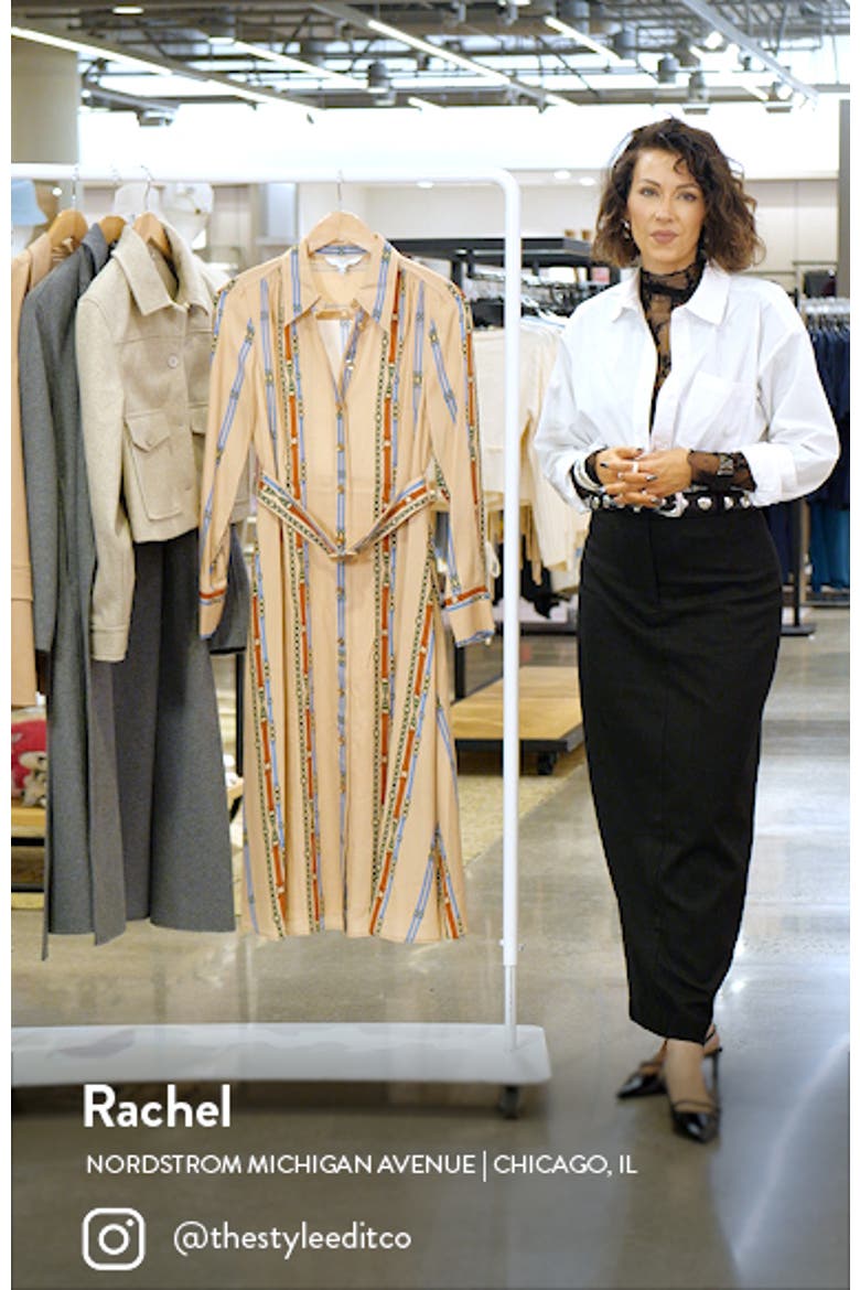 Kate Long Sleeve Belted Shirtdress video