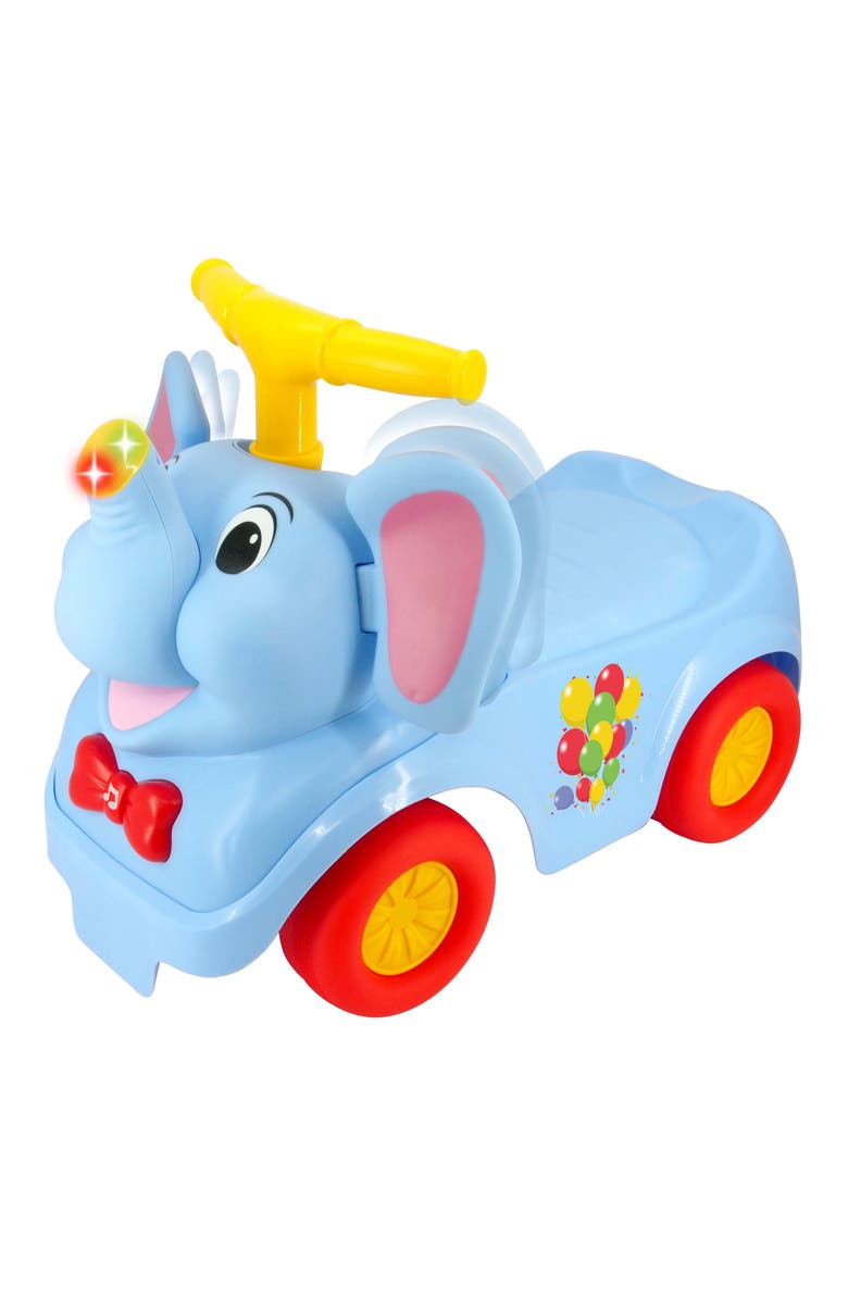 Kiddieland Lights n Sounds Elephant Rideon, Main, color, Multicolored
