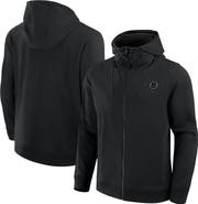 FANATICS Men's Fanatics  Black Boston Bruins Elements Tonal Primary Tri-Blend Full-Zip Hoodie