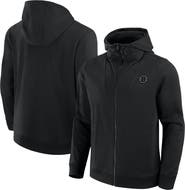 FANATICS Men's Fanatics  Black Boston Bruins Elements Tonal Primary Tri-Blend Full-Zip Hoodie